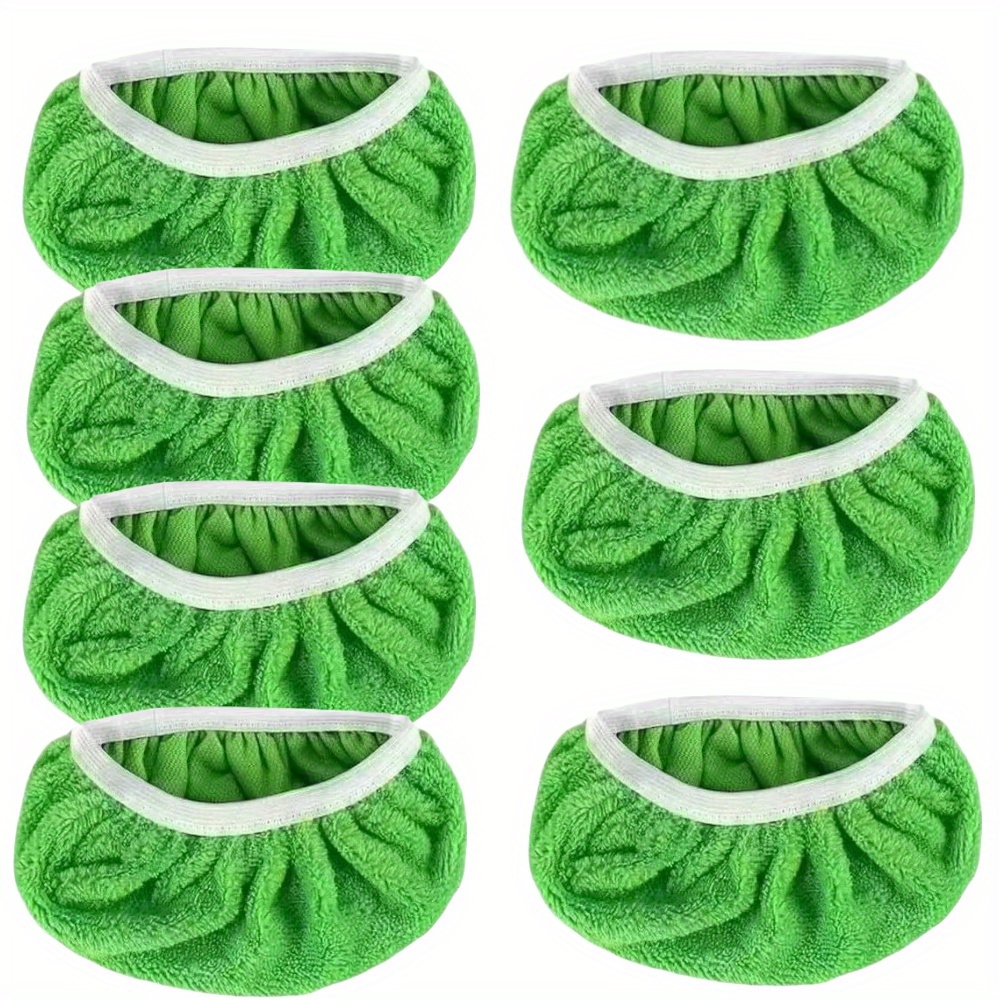 14pcs Set of High-Quality Reusable Mop Replacement Pads 7 Piece Of Reusable Microfiber Mop Replacement Pads Set For Easy Cleaning - Image 4