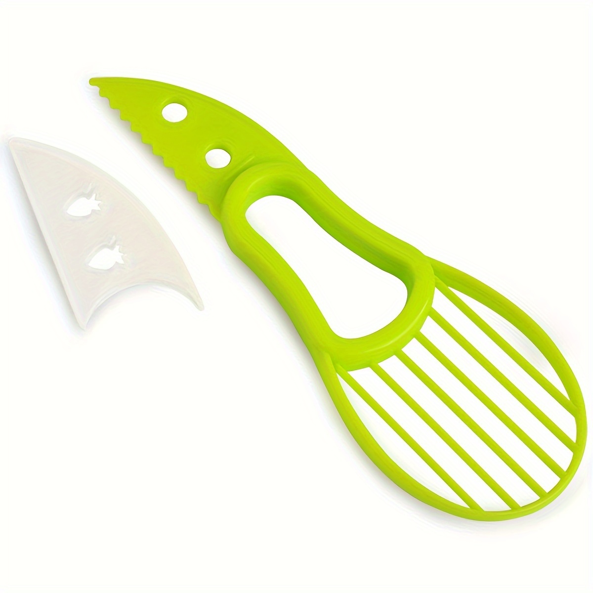 Remover & Slicer Heavy-Duty 2 in-1 Avocado Cutter with Straight Blade, Polypropylene Fruit Splitter for Hass, for & Commercial Kitchen Tool