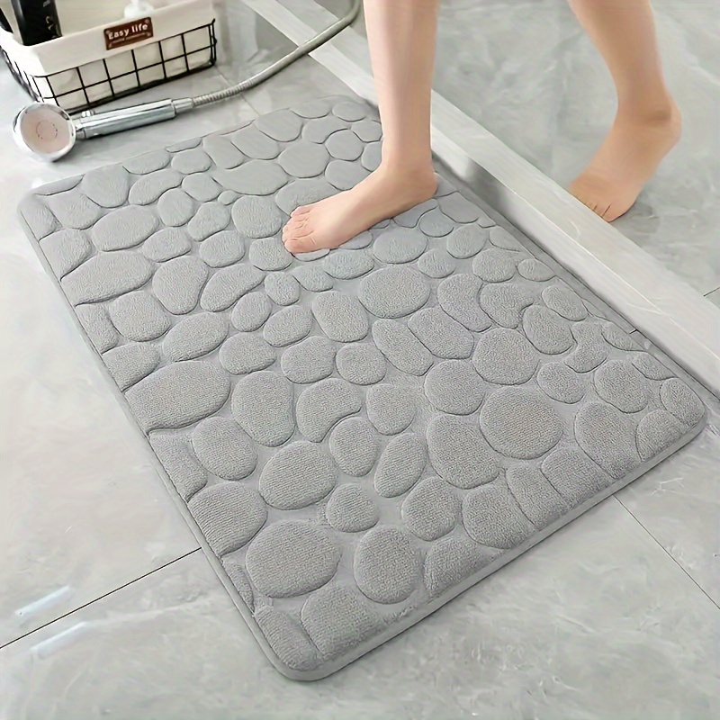 Non Slip Bath Mat With Water Absorption And PVC Backing