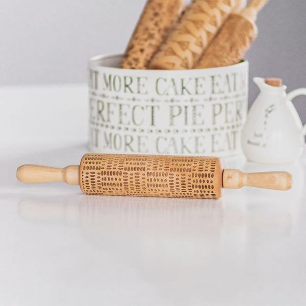 Festive Pattern Embossing Rolling Pin