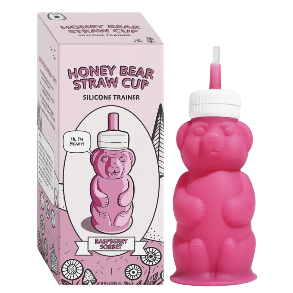 8Oz Honey Bear Straw Cup