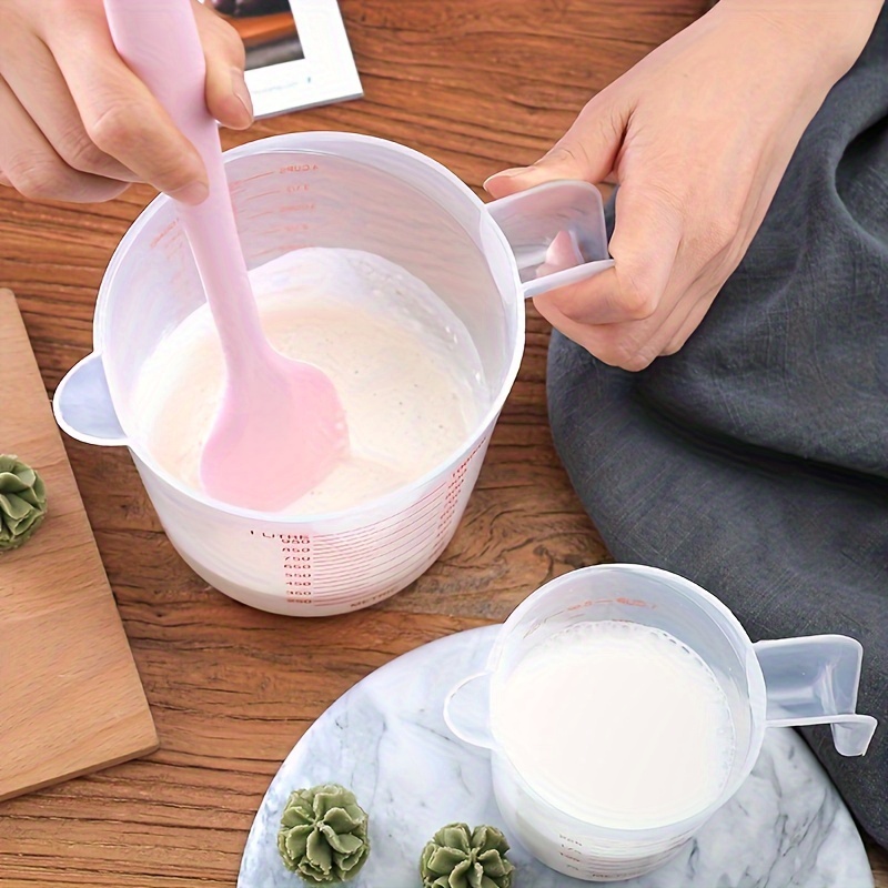 2 sets of 3pcs Nesting Measuring Cups Set3 Piece Plastic Measuring Cups For Kitchen - Image 5