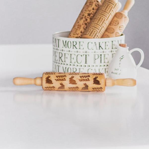 Festive Pattern Embossing Rolling Pin