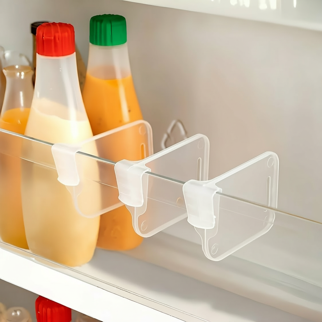 Multifunctional Refrigerator Side Door Storage Compartment Set8 Piece Of Refrigerator Storage Organizer Set For Fridge Door Space - Image 5