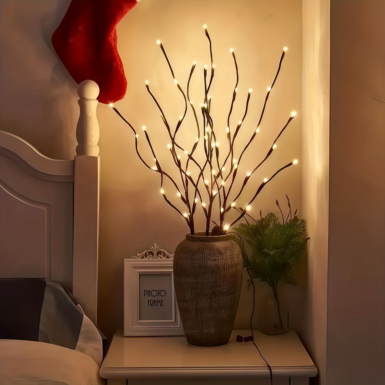 Set of Two LED Lights Designed to Resemble Tree Branches