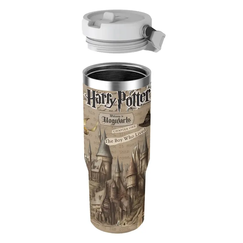 30 Oz Vintage Harry Potter Themed Stainless Steel Tumbler