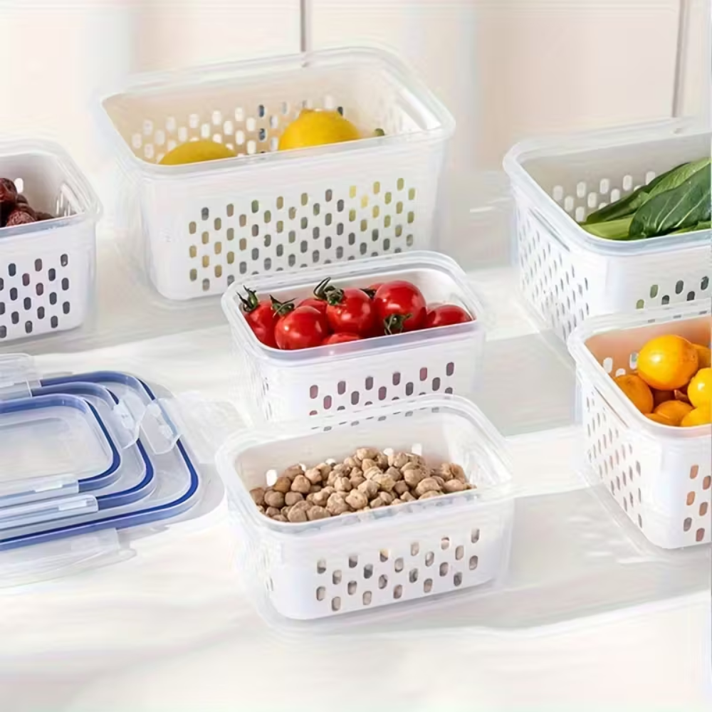 4 Piece Of Airtight Food Storage ContainersAirtight Stackable Leak Proof Food Containers - Image 5