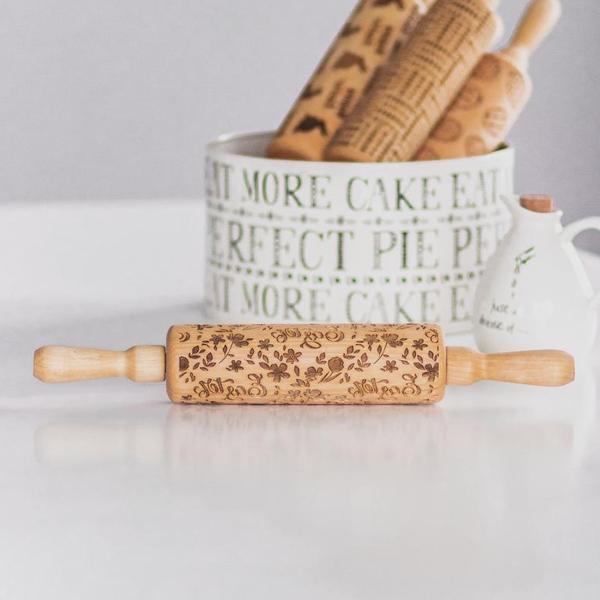 Festive Pattern Embossing Rolling Pin