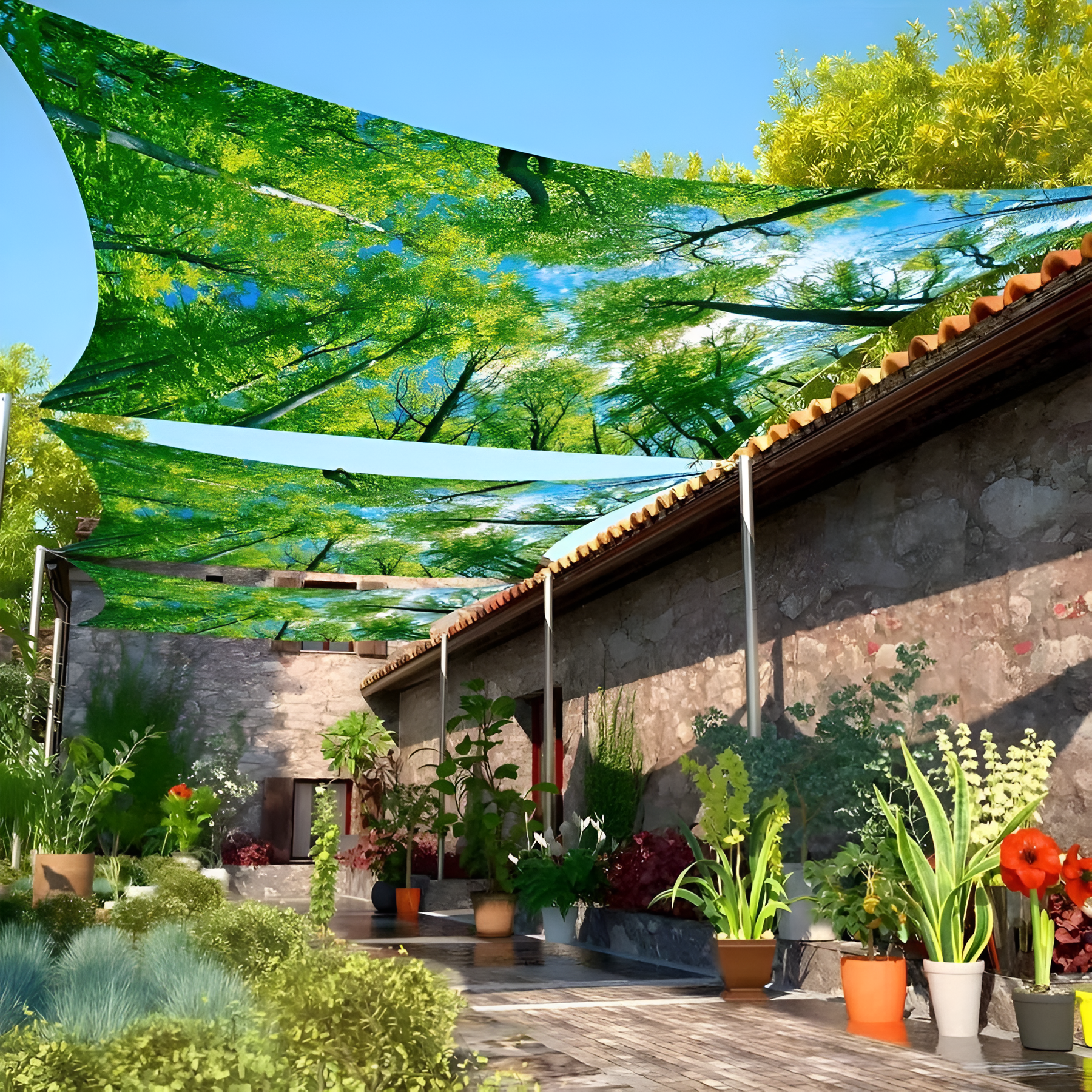 Lightweight Outdoor Sun Shade Canopy Tarp For Beach