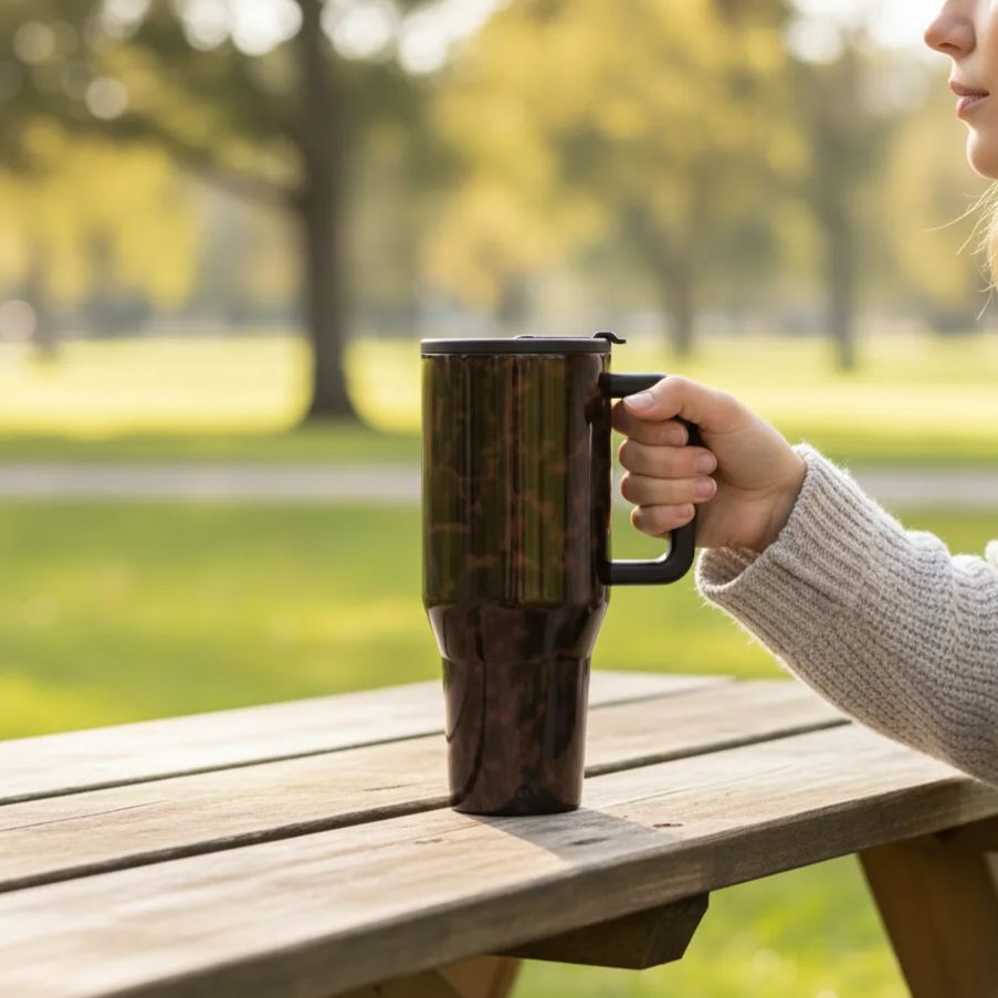 Tortoise Hydrojug 40 Oz Tumbler40oz Insulated Tumbler With Handle - Image 4