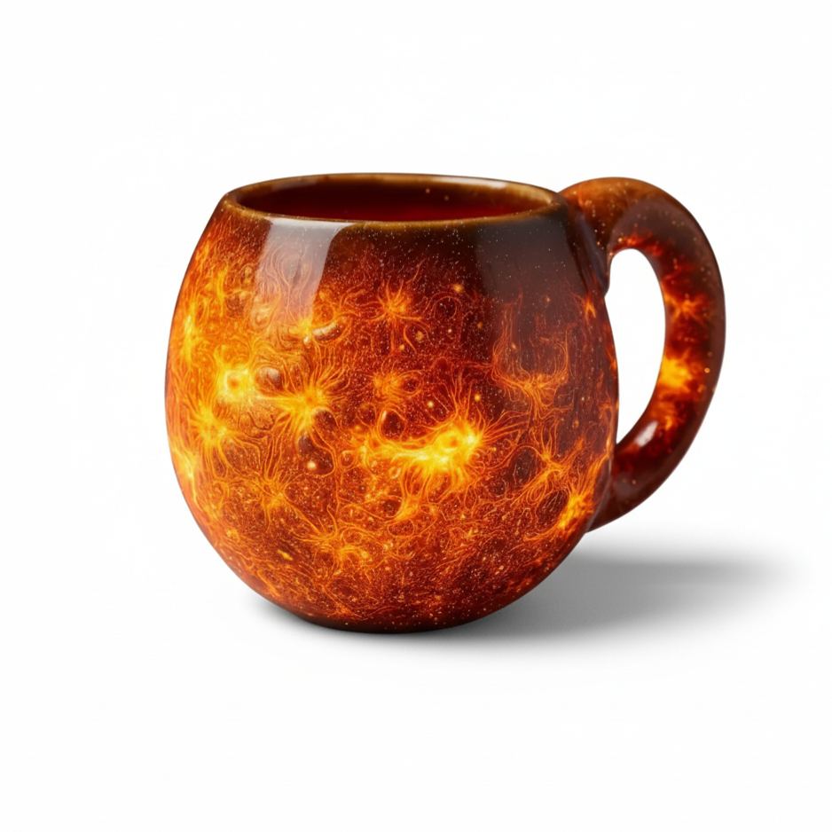 Planet Themed Resin Coffee Cups For Astronomy And Space DecorPlanet Themed Resin Coffee Cups For Astronomy And Space Decor - Image 2