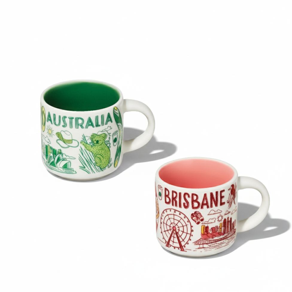 Australia And Brisbane Been There Demi Mug Set