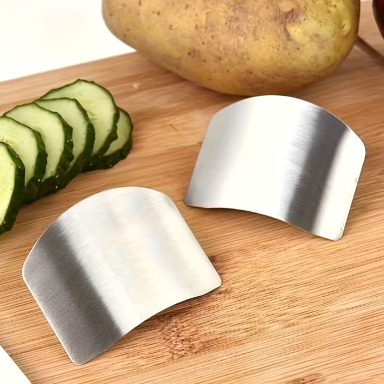 Set of 2 Stainless Steel Guard For Knife Set Of 2 Stainless Steel Guard For Kitchen Cutting - Image 3