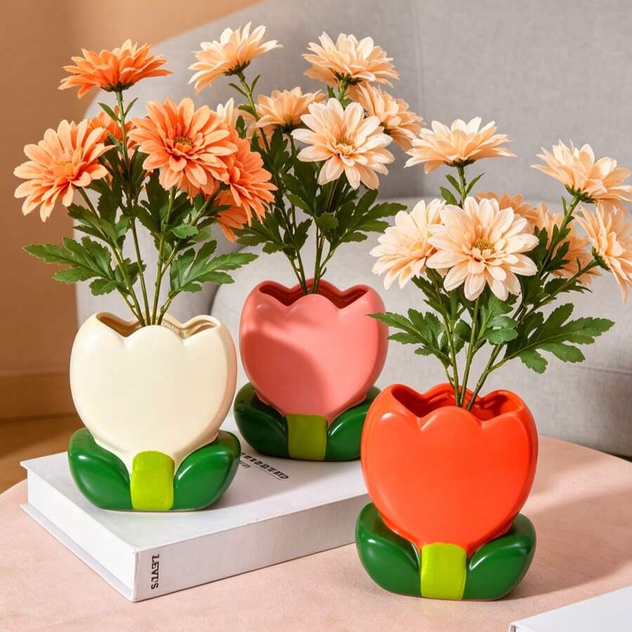 Handmade Realistic Strawberry Resin Vase Bohemian Style Home Decor Gift For Birthday Graduation