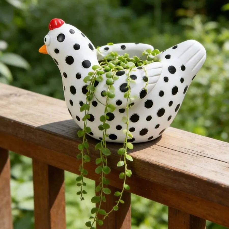 [Copy]Realistic Animal Planter Decor For Outdoor Garden Or Balcony Display