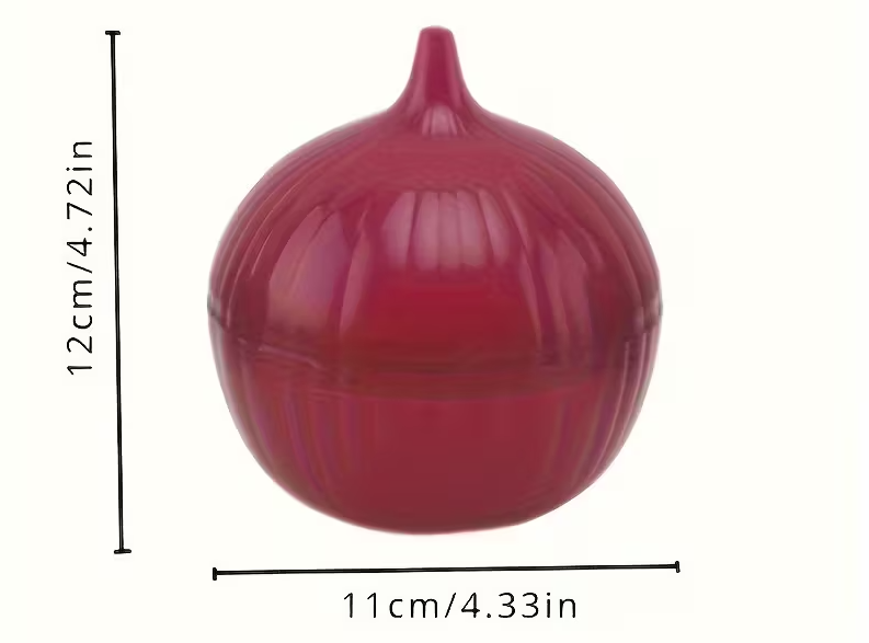 1pc   food savers onion preservation box vegetable shaped savers refrigerator storage containers vegetable crisper for onion kitchen gadgets for restaurant 2