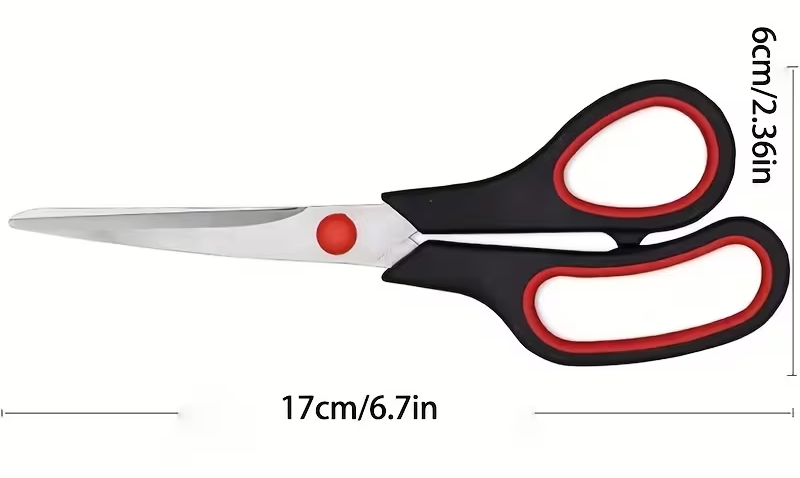   stainless steel scissors with   multi purpose durable kitchen stationery and tailoring scissors for office home crafts   for right left hand use versatile shears visually appealing design sharp 2