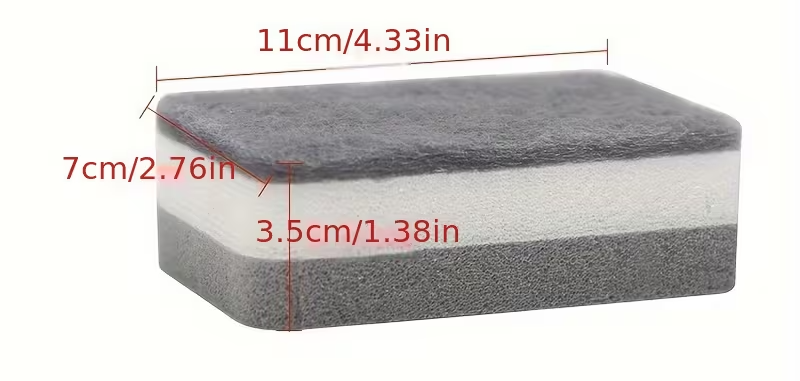 sponge for washing dishes sponge for cleaning scrubbing cloth double sided cleaning brush magic wipe kitchen pot brush pot brush sponge 8
