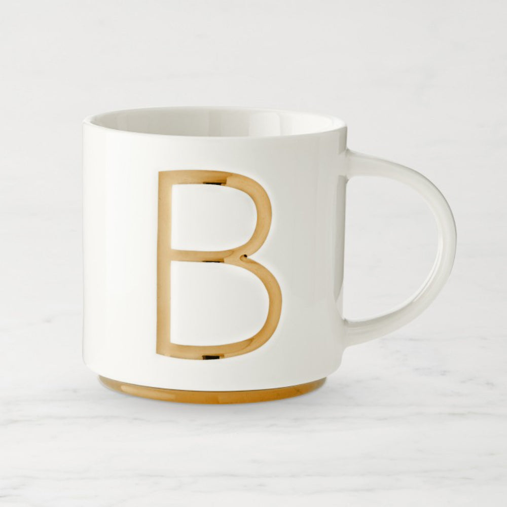 15oz Coffee Mug With A To Z Print - Mineral Mug