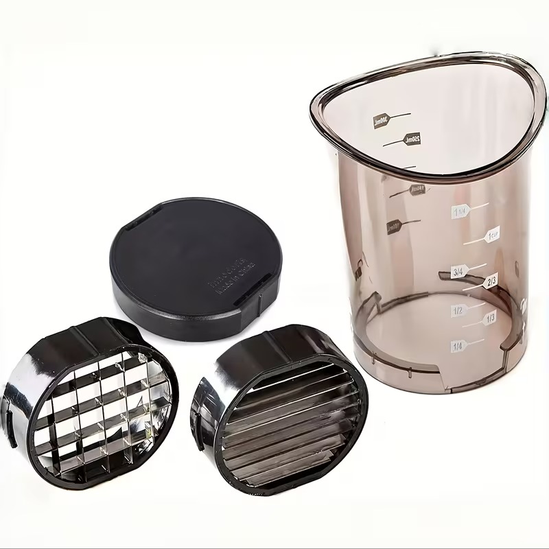 SwiftSlice Manual Vegetable Chopper Cup With Stainless Steel Blade