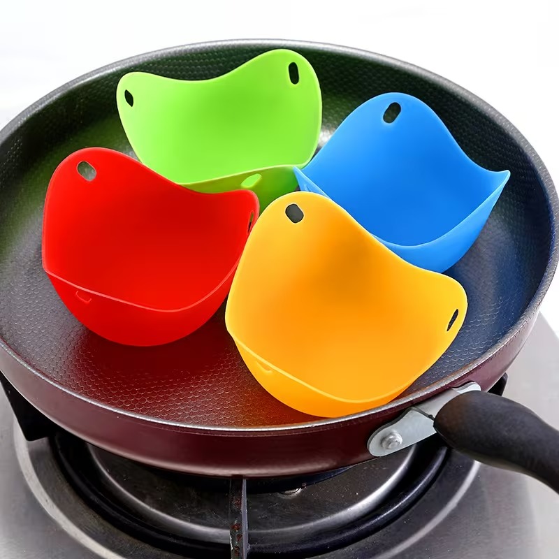 4pcs Silicone Egg Cooker 4 Piece Of Silicone Egg Cooking Cups Set - Image 4
