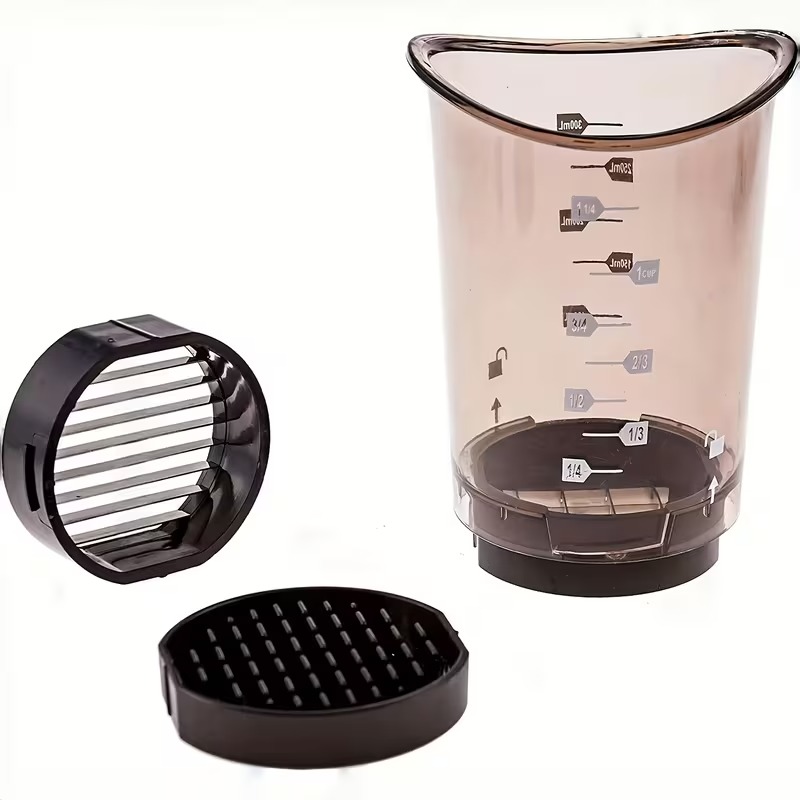 SwiftSlice Manual Vegetable Chopper Cup With Stainless Steel Blade