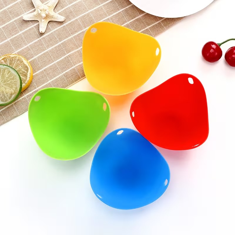 4pcs Silicone Egg Cooker 4 Piece Of Silicone Egg Cooking Cups Set - Image 3