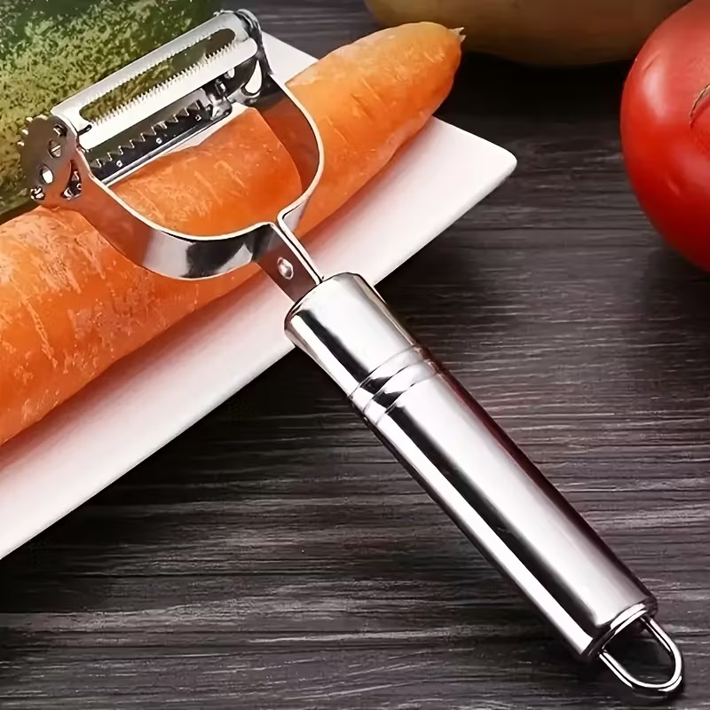 Multi Function Stainless Steel Peeler Julienne Vegetable Cutter ToolMulti Function Stainless Steel Julienne Vegetable Slicer Tool - Image 3