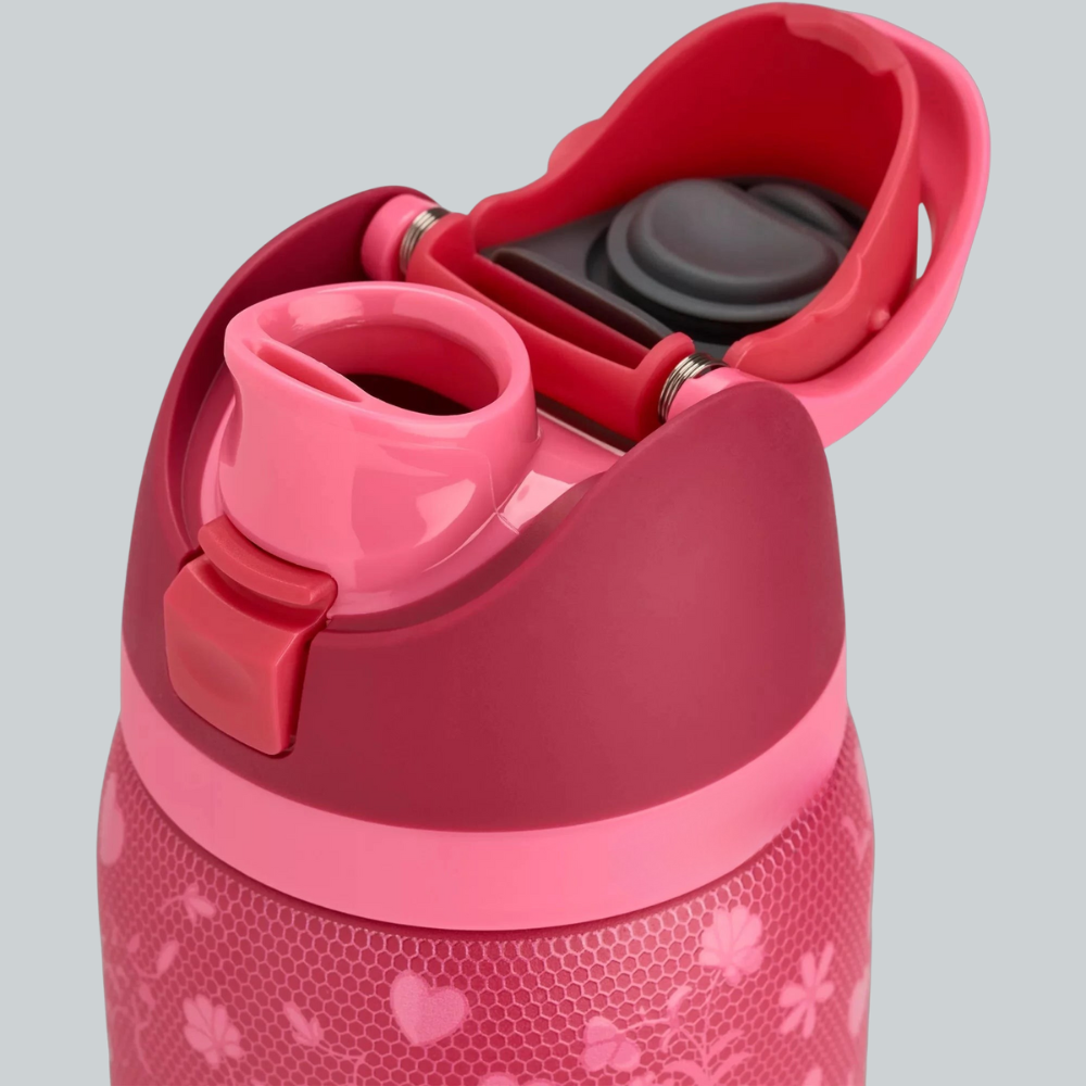 Floral Print Twist Lid Hydration Bottle