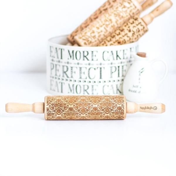 Festive Pattern Embossing Rolling PinFestive Pattern Embossing Rolling Pin - Image 9