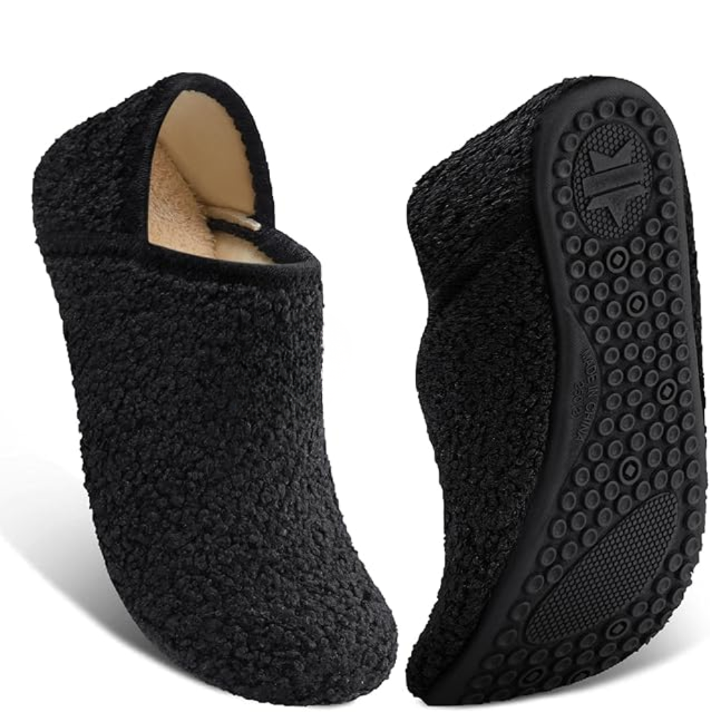 Warm House Slippers Socks With Soft Fleece Lining