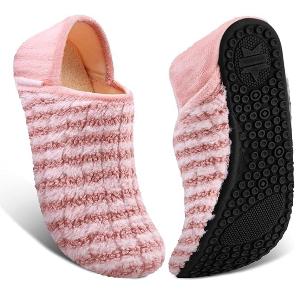 Warm House Slippers Socks With Soft Fleece Lining