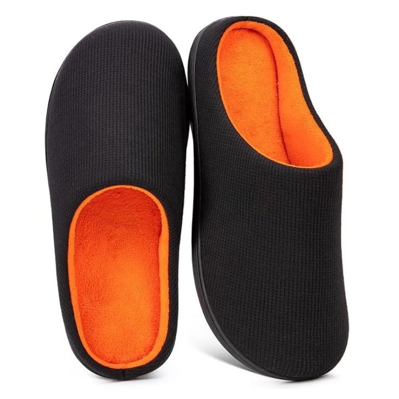Non Slip Rubber Sole Memory Foam House Slippers-Comfy Garden Clogs