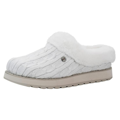 Faux Fur Lined Warm Slippers For Women In Winter