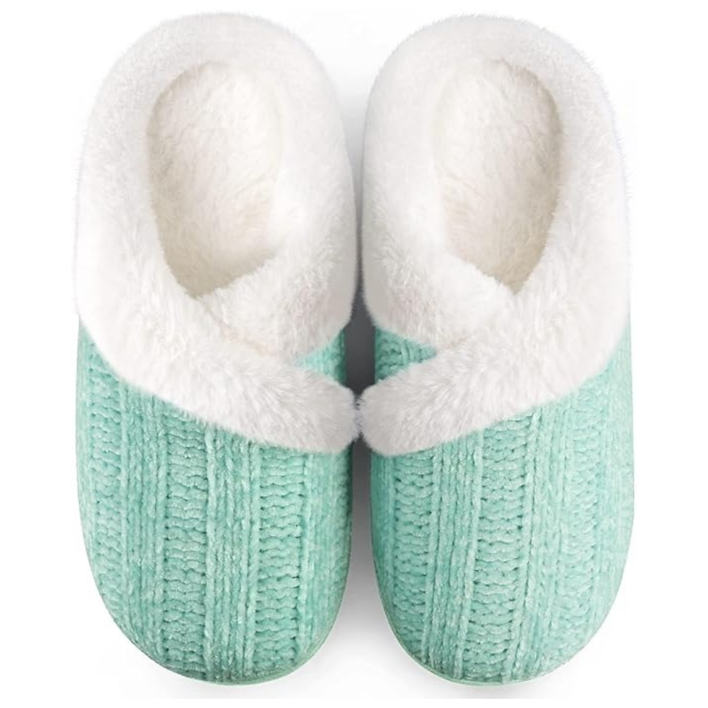 Furry Fleece Lined Slippers For Women