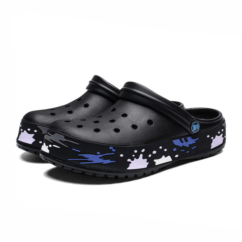 Men's Splash Of Colors Clogs-Comfy Garden Clogs