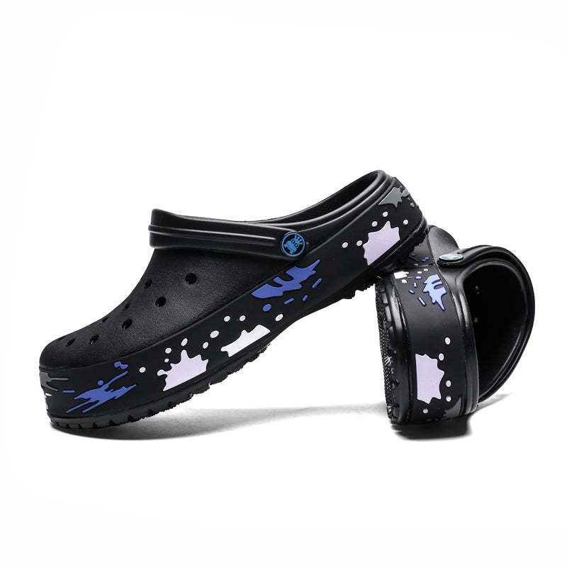 Men's Splash Of Colors Clogs-Comfy Garden Clogs