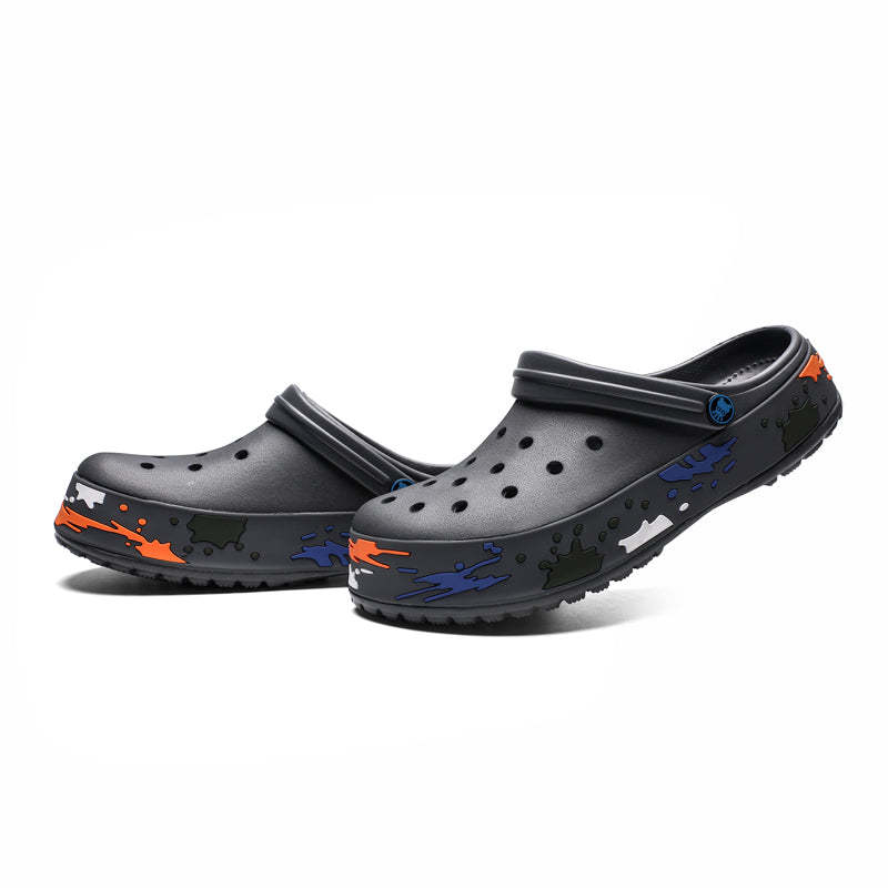 Men's Splash Of Colors Clogs-Comfy Garden Clogs