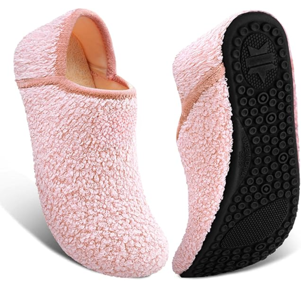 Warm House Slippers Socks With Soft Fleece Lining