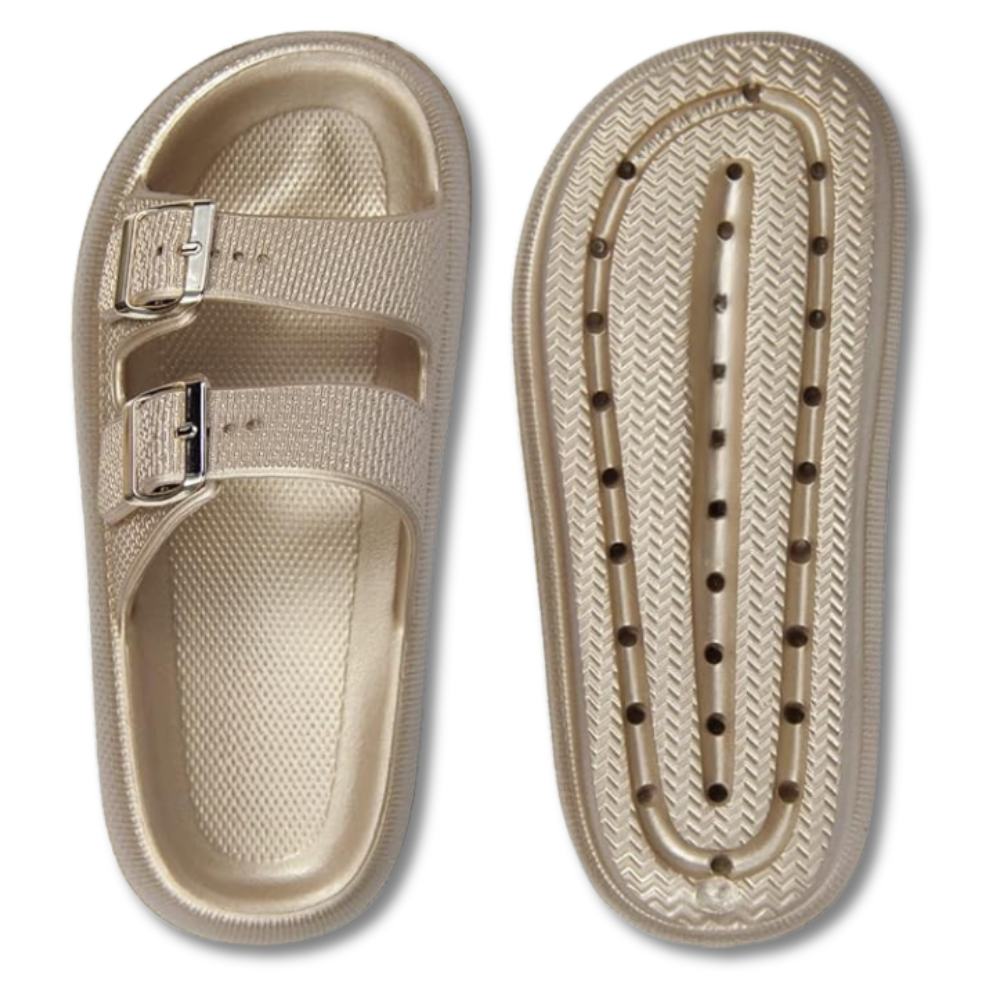 Double Buckle Adjustable Slides for Men and Women