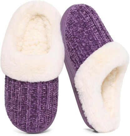 Warm Knit House Slippers For Women