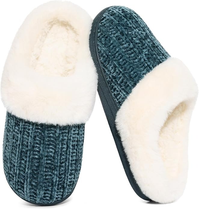 Warm Knit House Slippers For Women