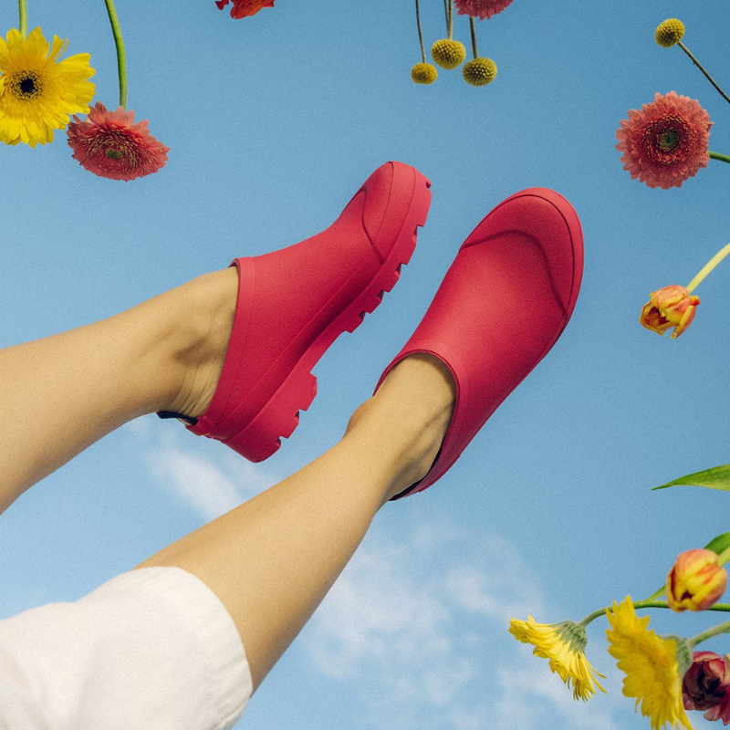 Bodega Slip On Garden Clog With Rubber Sole For Women