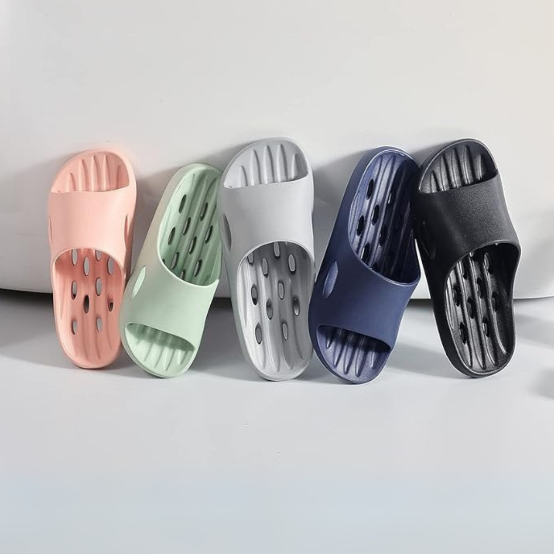 Quick Dry Non Slip Men and Women Bath Slippers with Holes