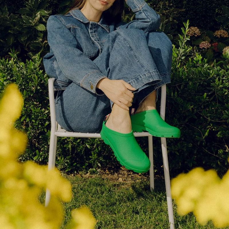 Bodega Slip On Garden Clog With Rubber Sole For Women