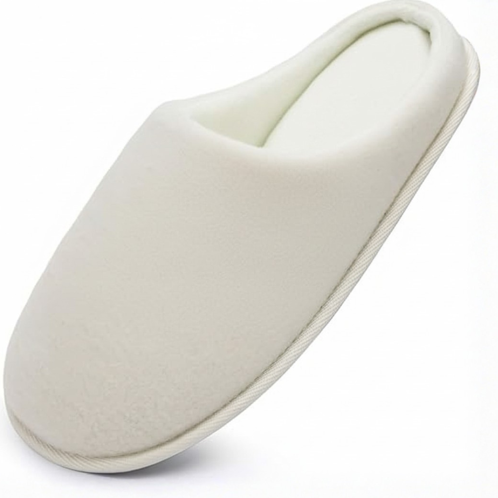 Mens Cozy Memory Foam scuff Slippers Slip
