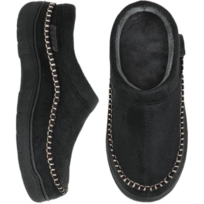 Men's Moccasin Slippers Memory Foam House Shoes