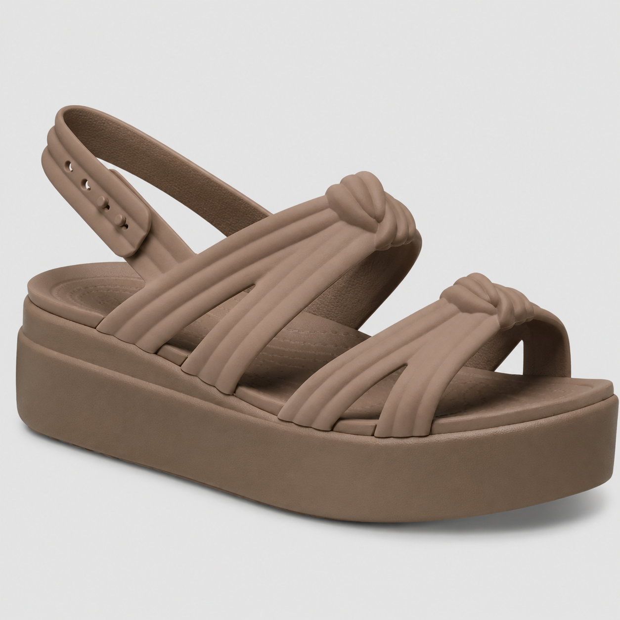 Knot Strap Low Wedge Sandals for Women