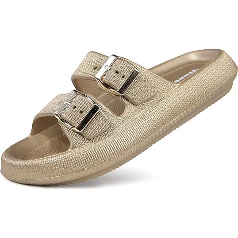 Unisex Comfy Craft Adjustable Dual Buckle Sandals-Comfy Garden Clogs