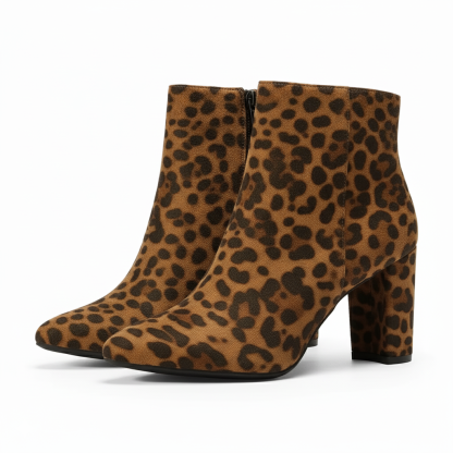 Leopard Print Party Boots